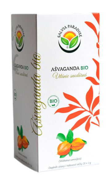 Ašvaganda - vitánie nálevové sáčky BIO 20 x 2 g Ašvaganda - vitánie nálevové sáčky BIO 20 x 2 g