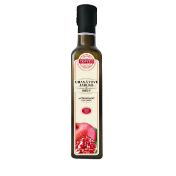 Granátové jablko sirup - farmářský 320 g Granátové jablko sirup - farmářský 320 g