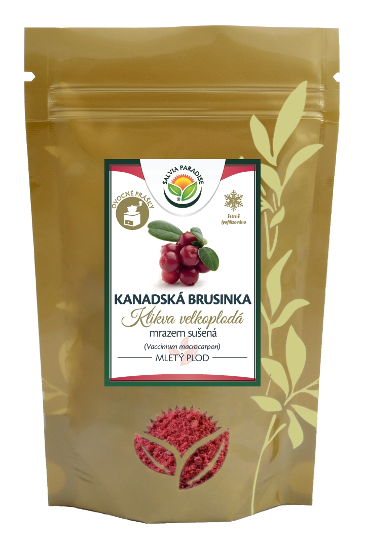 Kanadská brusinka mletá sušená mrazem - lyofilizovaná 50g Kanadská brusinka mletá sušená mrazem - lyofilizovaná 50g