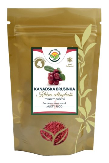 Kanadská brusinka mletá sušená mrazem - lyofilizovaná 50g 