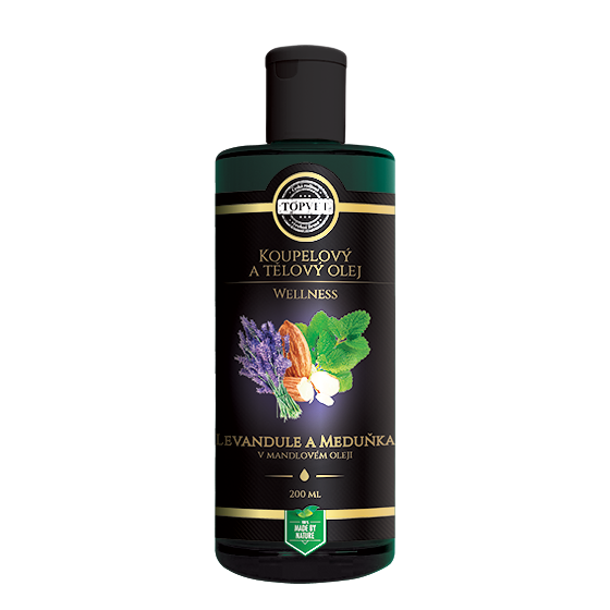 Levandule a meduňka v mandlovém oleji 200 ml Levandule a meduňka v mandlovém oleji 200 ml