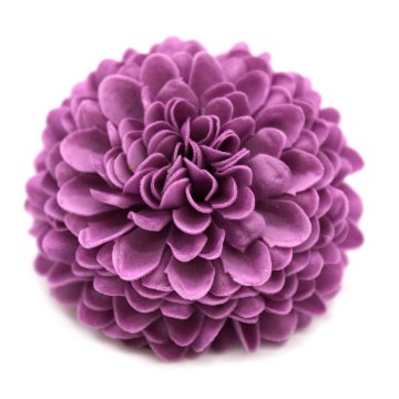 Mýdlové květy - malá chryzantéma - fialová (28 ks v balení)