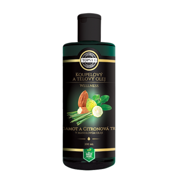 Bergamot a citronová tráva v mandlovém oleji 200 ml Bergamot a citronová tráva v mandlovém oleji 200 ml