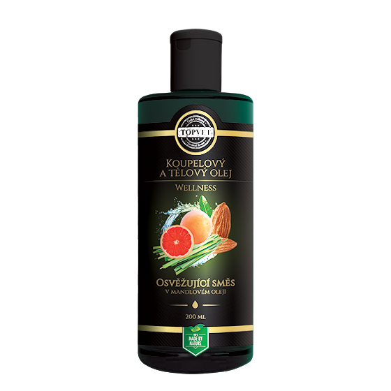 Osvěžující směs v mandlovém oleji 200 ml Osvěžující směs v mandlovém oleji 200 ml
