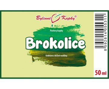 Brokolice semena (sulforaphane) - bylinné kapky (tinktura) 50 ml