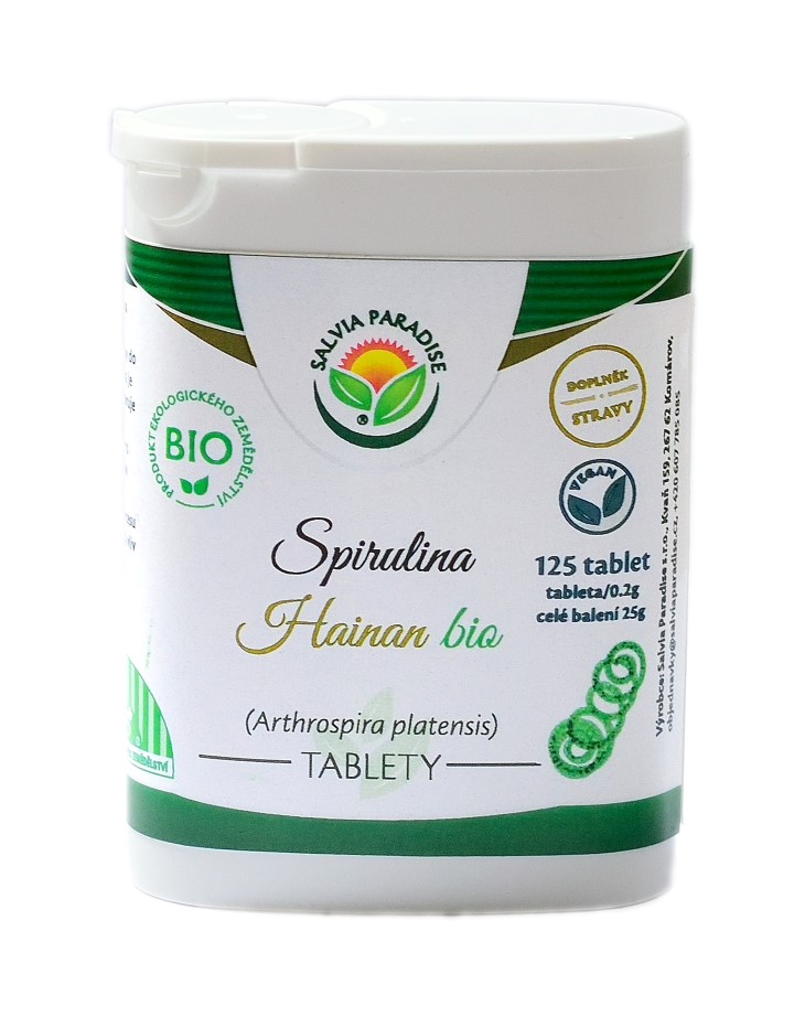 Spirulina Hainan tablety BIO 25 g Spirulina Hainan tablety BIO 25 g