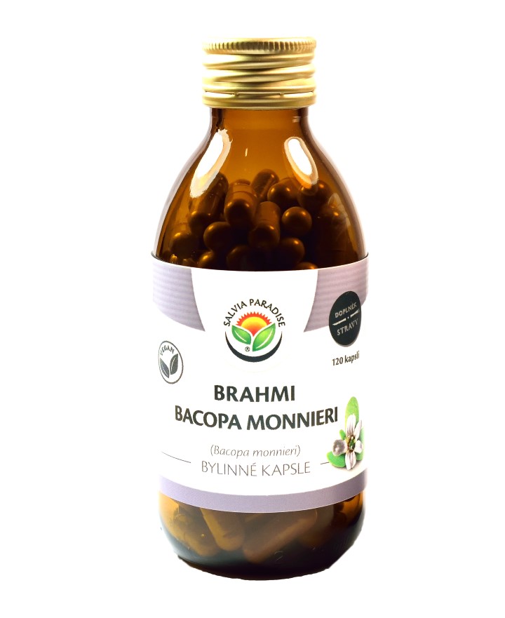Brahmi - Bacopa monnieri kapsle 120 ks Brahmi - Bacopa monnieri kapsle 120 ks