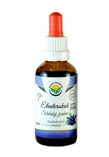 Eleuterokok bylinné kapky (tinktura) bez alkoholu 50 ml