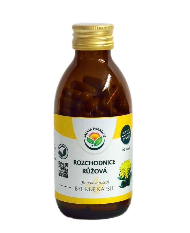 Rozchodnice růžová - Rhodiola kapsle 120 ks Rozchodnice růžová - Rhodiola kapsle 120 ks