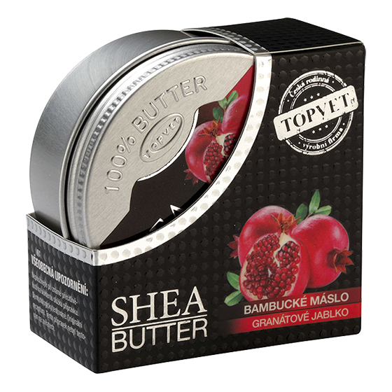 Bambucké máslo (shea butter) s granátovým jablkem 100 ml Bambucké máslo (shea butter) s granátovým jablkem 100 ml