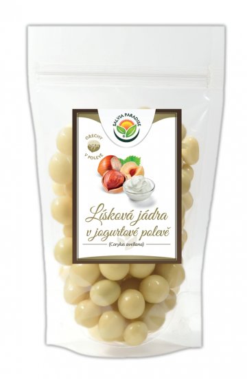 Lísková jádra v jogurtové polevě 150 g Lísková jádra v jogurtové polevě 150 g