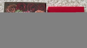 Čtvercový box - vintage růže