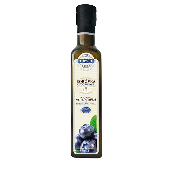 Borůvka sirup - farmářský 320 g Borůvka sirup - farmářský 320 g