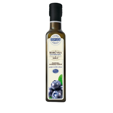 Borůvka sirup - farmářský 320 g Borůvka sirup - farmářský 320 g