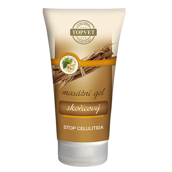 Skořicový masážní gel 200 ml Skořicový masážní gel 200 ml