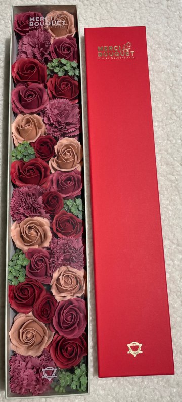 Extra dlouhý box - vintage růže
