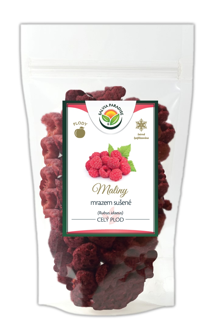Maliny celé sušené mrazem - lyofilizované 180 g Maliny celé sušené mrazem - lyofilizované 180 g