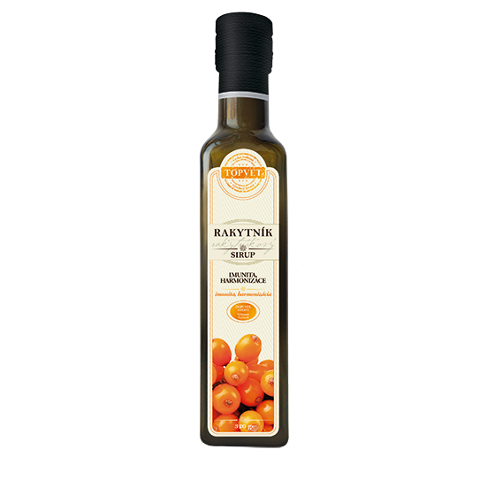Rakytníkový sirup - farmářský 320 g Rakytníkový sirup - farmářský 320 g