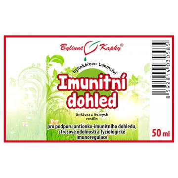 Imunitní dohled - Bylinné kapky (tinktura) Bylinkářovo tajemství 50 ml