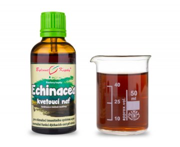 Echinacea (třapatka) kvetoucí nať (bylinné kapky - tinktura) 50 ml