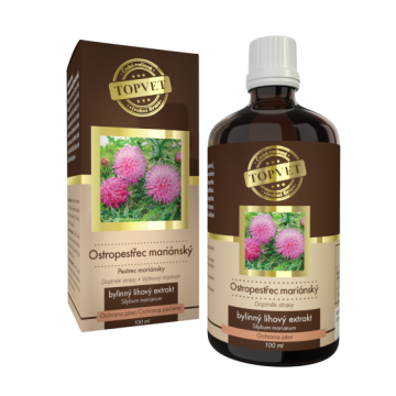 Ostropestřec tinktura - kapky 100 ml Ostropestřec tinktura - kapky 100 ml