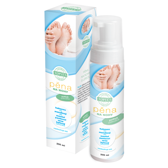 Pěna na nohy – potivá pokožka 200 ml Pěna na nohy – potivá pokožka 200 ml