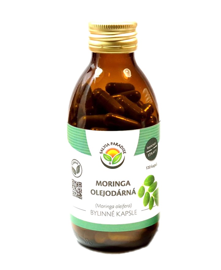 Moringa olejodárná kapsle 120 ks Moringa olejodárná kapsle 120 ks