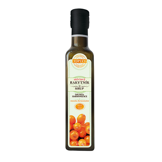 Rakytníkový steviplus sirup - farmářský 250 ml Rakytníkový steviplus sirup - farmářský 250 ml