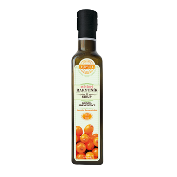Rakytníkový steviplus sirup - farmářský 250 ml Rakytníkový steviplus sirup - farmářský 250 ml