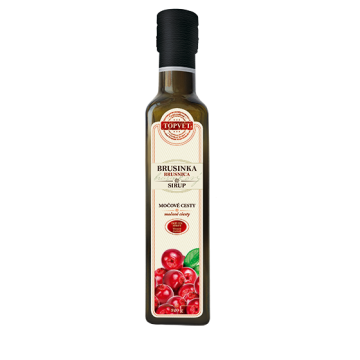 Brusinkový sirup - farmářský 320 g Brusinkový sirup - farmářský 320 g