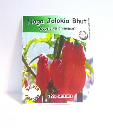 Chilli Naga Jolokia Bhut semena 7 Ks Chilli Naga Jolokia Bhut semena 7 Ks