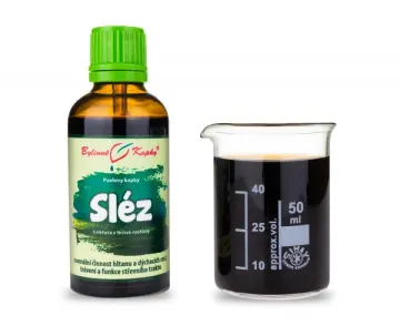 Sléz - bylinné kapky (tinktura) 50 ml
