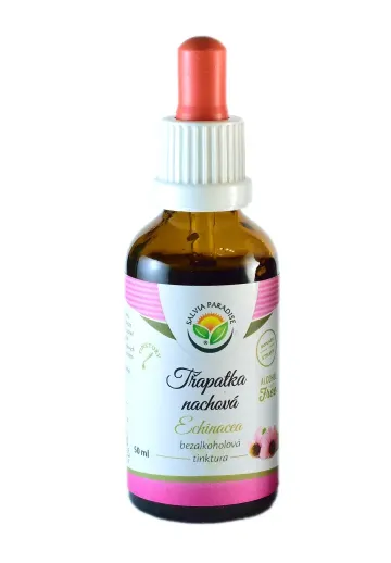 Echinacea - Třapatka nachová bylinné kapky (tinktura) bez alkoholu 50 ml
