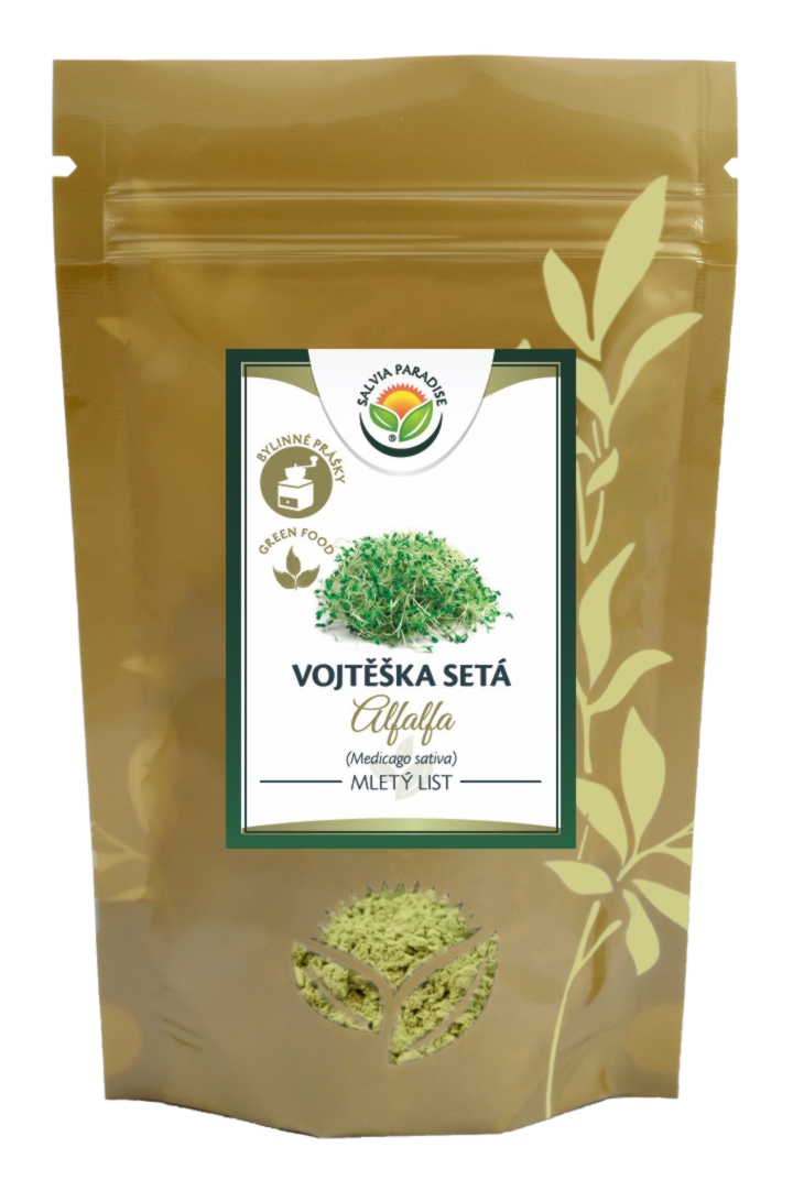 Alfalfa - Mladá zelená vojtěška 200 g Alfalfa - Mladá zelená vojtěška 200 g