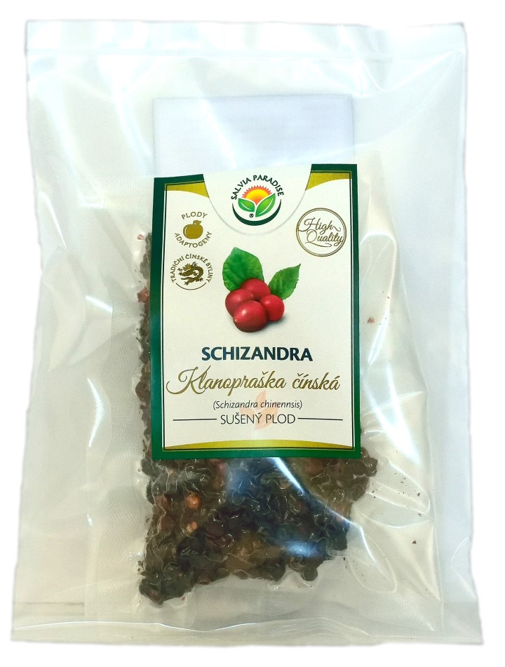 Schizandra čínská plod HQ 100g 10 ks Schizandra čínská plod HQ 100g 10 ks