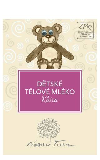 Dětské tělové mléko Klára 3 ml - vzorek sáček Dětské tělové mléko Klára 3 ml - vzorek sáček