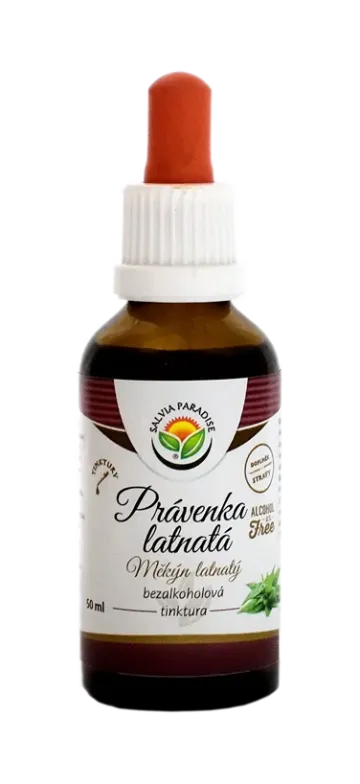 Právenka latnatá bylinné kapky (tinktura) bez alkoholu 50 ml