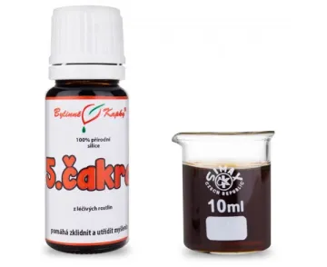 5.čakra - 100 % přírodní silice - směs esenciálních (éterických) olejů 10 ml