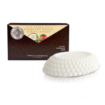 Bambucké máslo, kokos, mango - mýdlo 115 g Bambucké máslo, kokos, mango - mýdlo 115 g