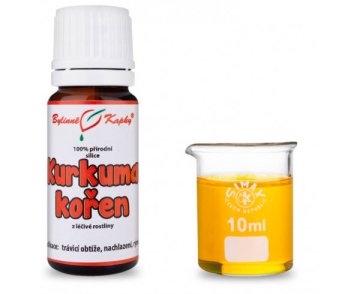 Kurkuma (kurkumovník) kořen - 100 % přírodní silice - esenciální (éterický) olej 10 ml
