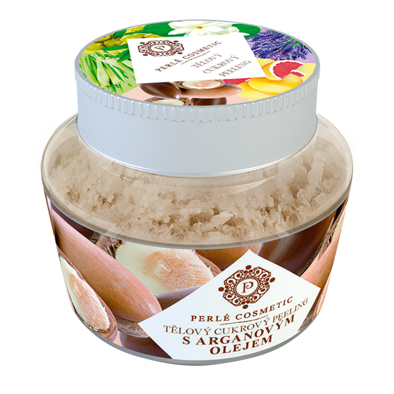 Perlé Cosmetic Cukrový peeling s arganovým olejem 200 g Perlé Cosmetic Cukrový peeling s arganovým olejem 200 g