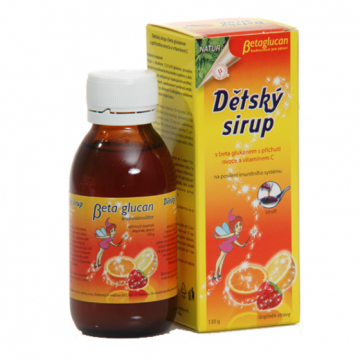 Dětský sirup s příchutí ovoce a vitam. C 130 g Dětský sirup s příchutí ovoce a vitam. C 130 g