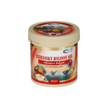 Tatranský bylinný gel - hřejivý 250 ml Tatranský bylinný gel - hřejivý 250 ml