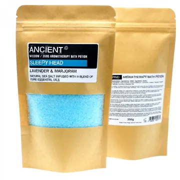 Aromaterapeutické Soli do Koupele v Sáčcích 350g - Ukolébavka