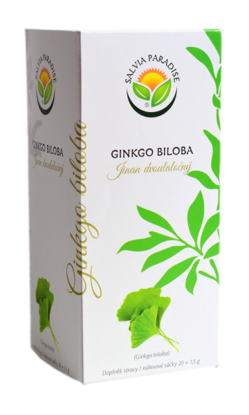 Ginkgo biloba nálevové sáčky 20 x 1.5 g 