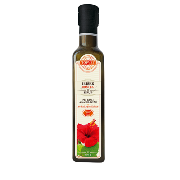 Ibiškový sirup - farmářský 320 g Ibiškový sirup - farmářský 320 g