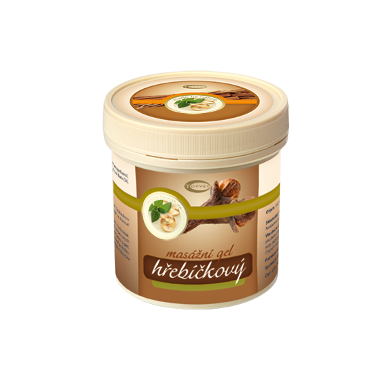 Hřebíčkový masážní gel 250 ml Hřebíčkový masážní gel 250 ml