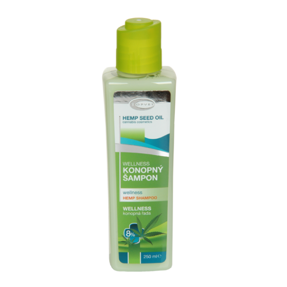 Wellness konopný šampon 8% 250 ml Wellness konopný šampon 8% 250 ml