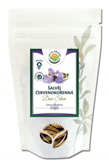 Šalvěj červenokořenná - Dan Shen kořen 50 g Šalvěj červenokořenná - Dan Shen kořen 50 g