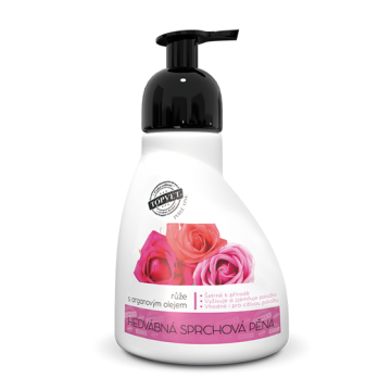 Perlé Cosmetic Sprchová pěna - růže s arganovým olejem 300 ml Perlé Cosmetic Sprchová pěna - růže s arganovým olejem 300 ml